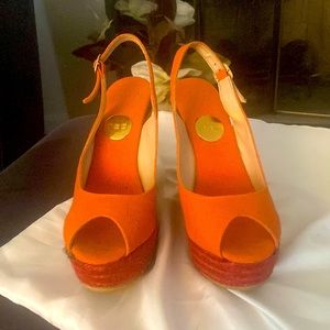 RAS made in Spain open toe wedge